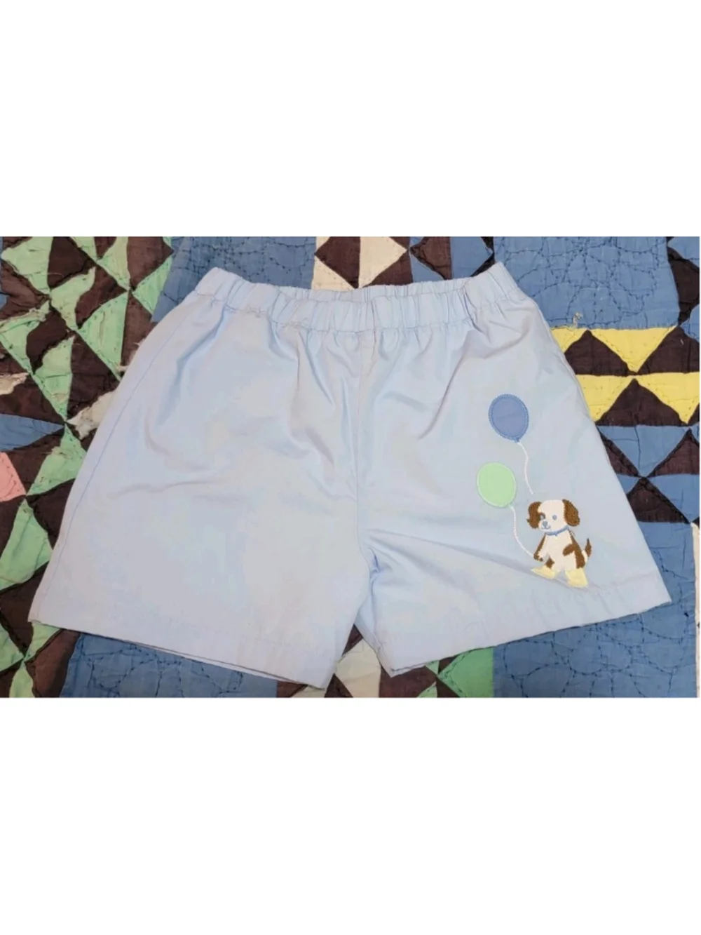 The Beaufort Bonnet Company Shelton Shorts- Puppy With Balloons 🎈 6